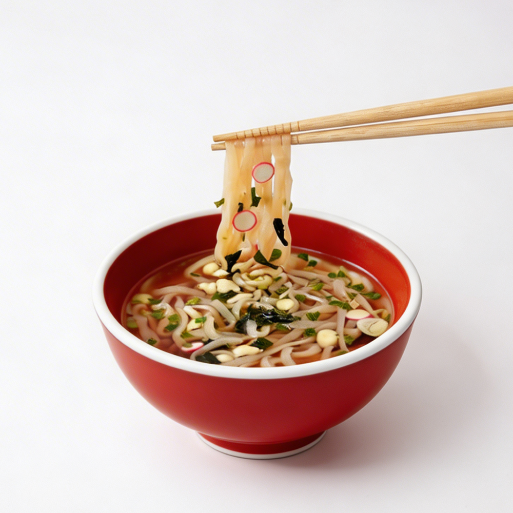 슬로우래빗 가벼운 곤약 우동 컵면 320g, 4개 이미지 4