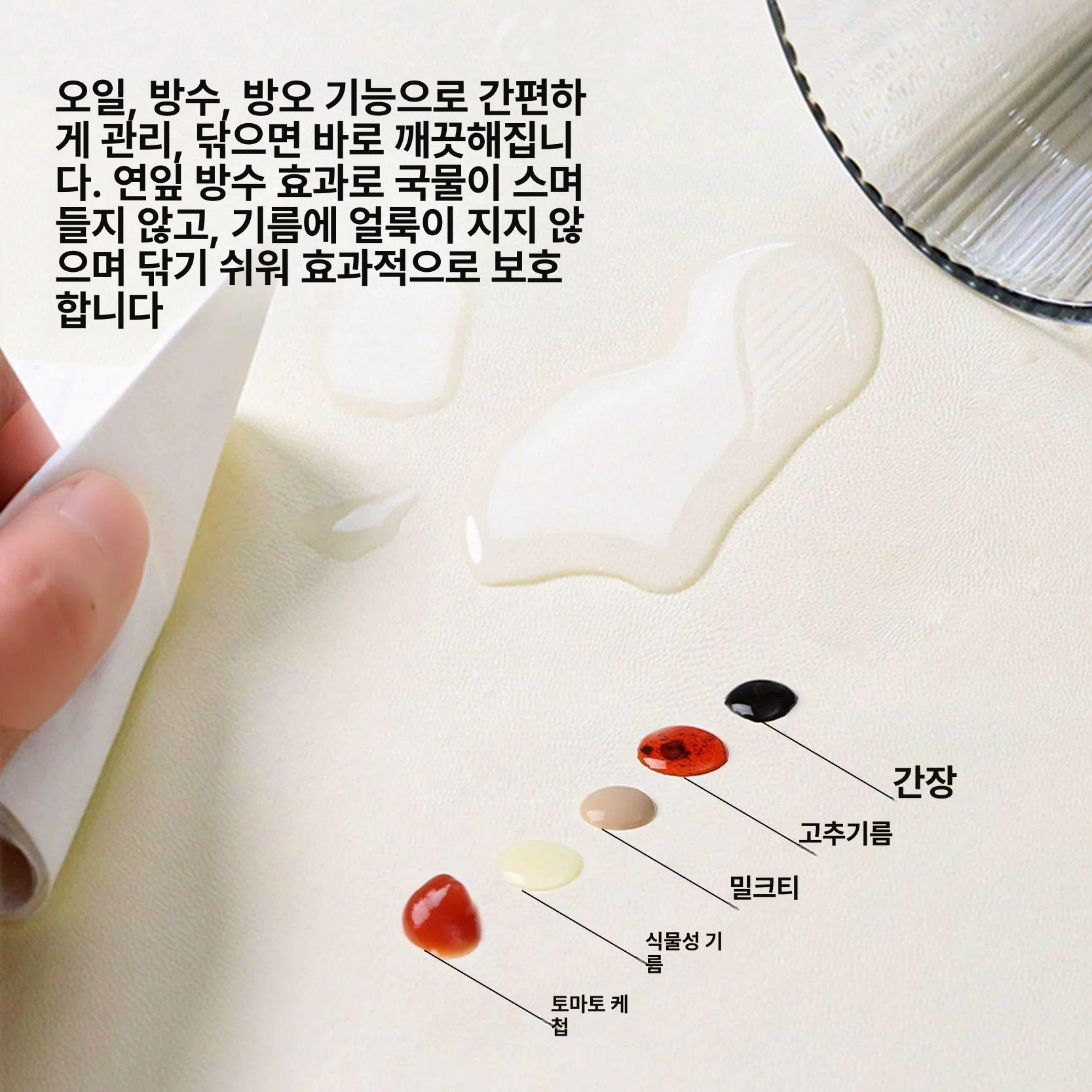 고급 식탁보 북유럽 리넨 체크패턴 테이블보 직사각 식탁매트 모던 인테리어 - 상세 이미지 3