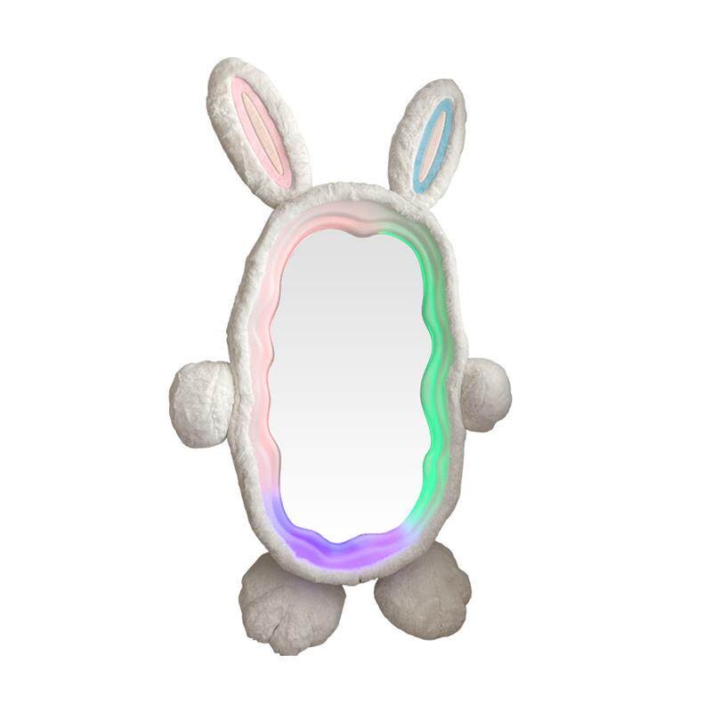 토끼 전신거울 LED 비정형 토끼귀 퍼프레임 스탠드거울 매장 카페 포토존 감성 인테리어 - 상세 이미지 5