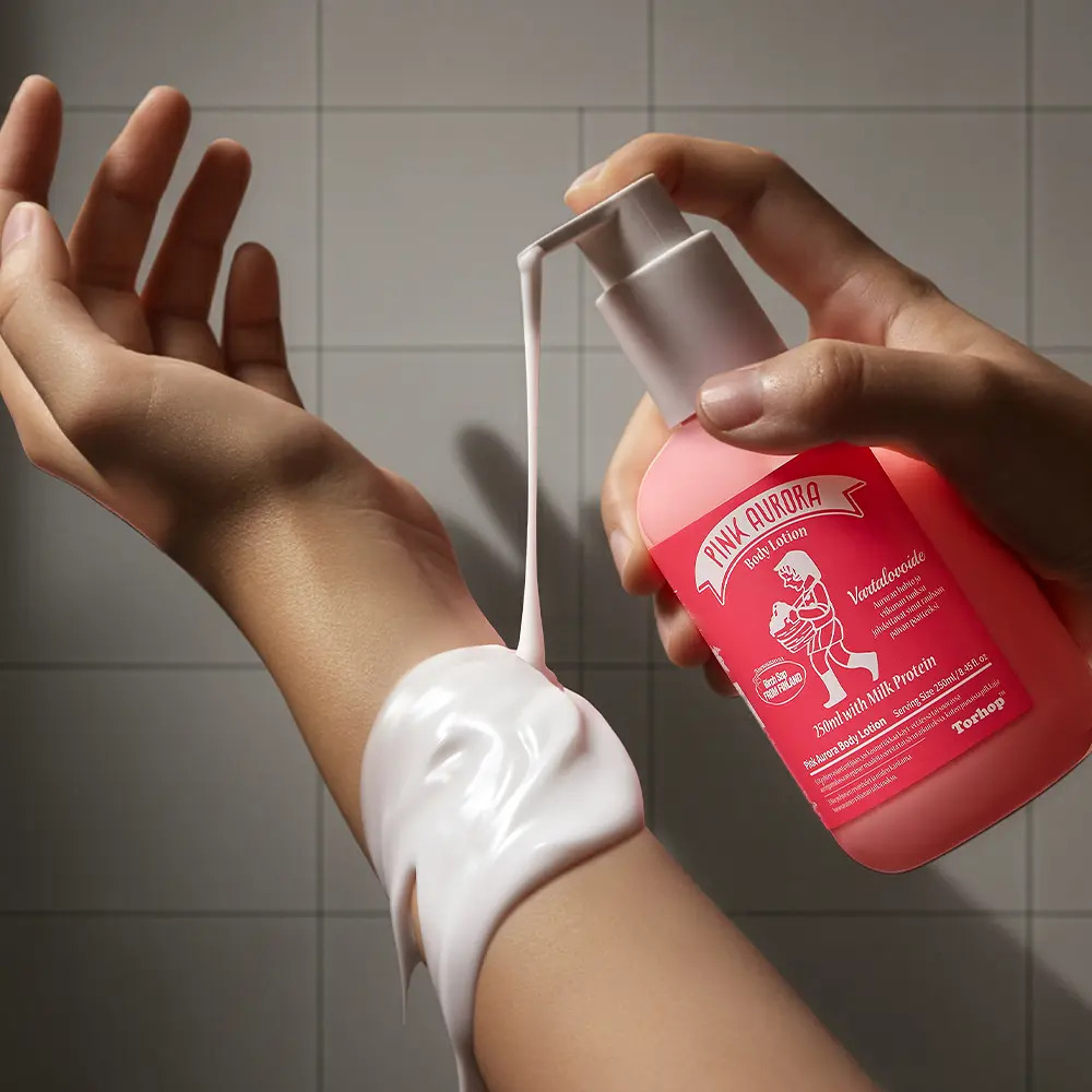 [톤업바디/무화과즙] 토르홉 핑크 오로라 바디로션 250ml 이미지 2