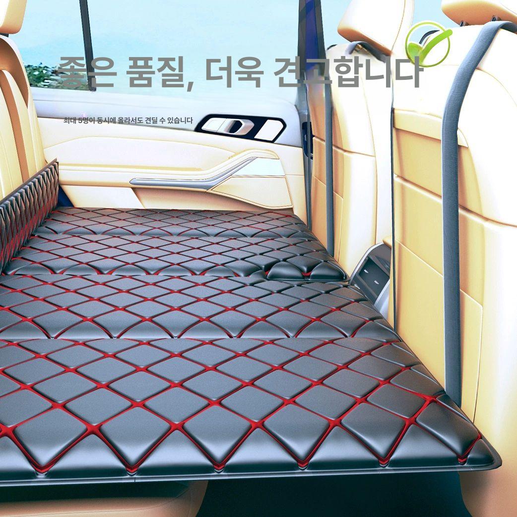 뒷좌석 매트 승용차 여행 리스 접이식 차량용 평탄 패드 놀이방 차 캠핑 - 상세 이미지 5