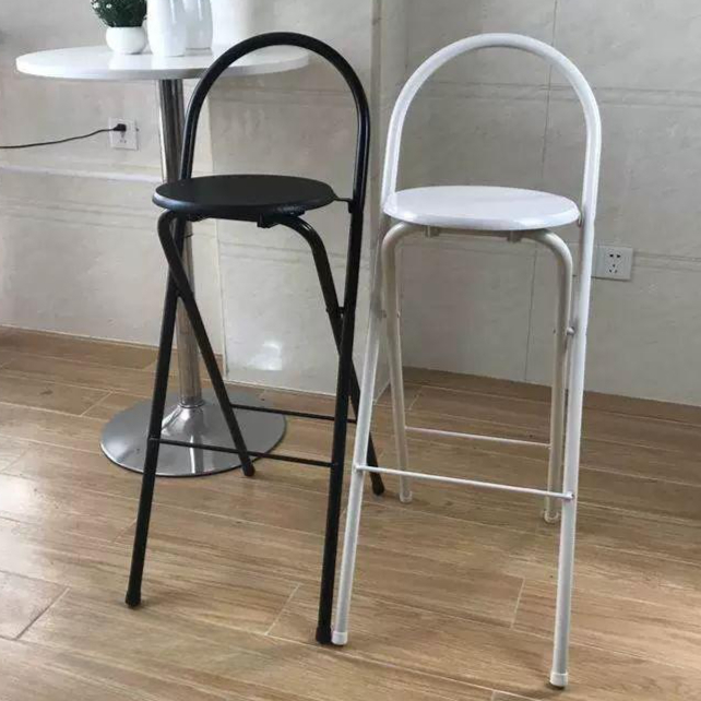 모던 바의자 높은 접이식 아일랜드 홈바 발코니 인테리어 폴딩체어 - 상품 이미지