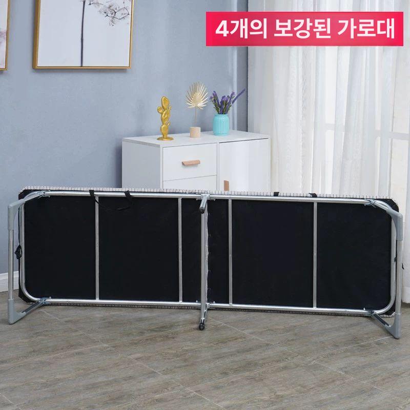 이동식 간이침대 접이식 평상 캠핑 야외용 휴대용 침구 테라스 낮잠 폴딩베드 - 상세 이미지 4