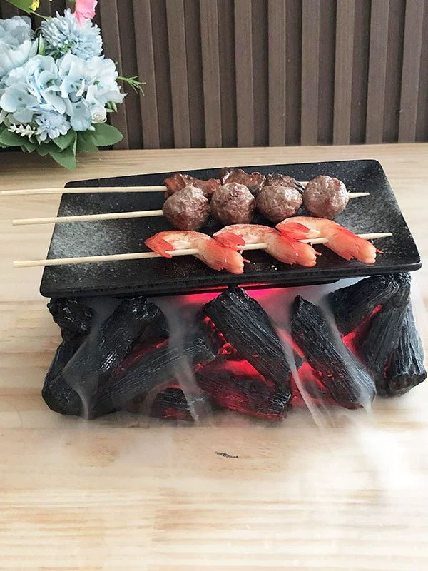 플레이팅 회접시 오마카세 드라이스 화산 고급 생선회 원형 업소용 접시 세트 - 상세 이미지 2