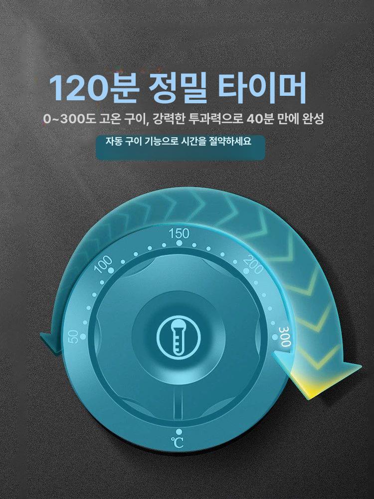 군고구마 오븐 전기 화덕 맥반석 로스터 업소용 구이기 겨울철 호떡 군밤 - 상세 이미지 3