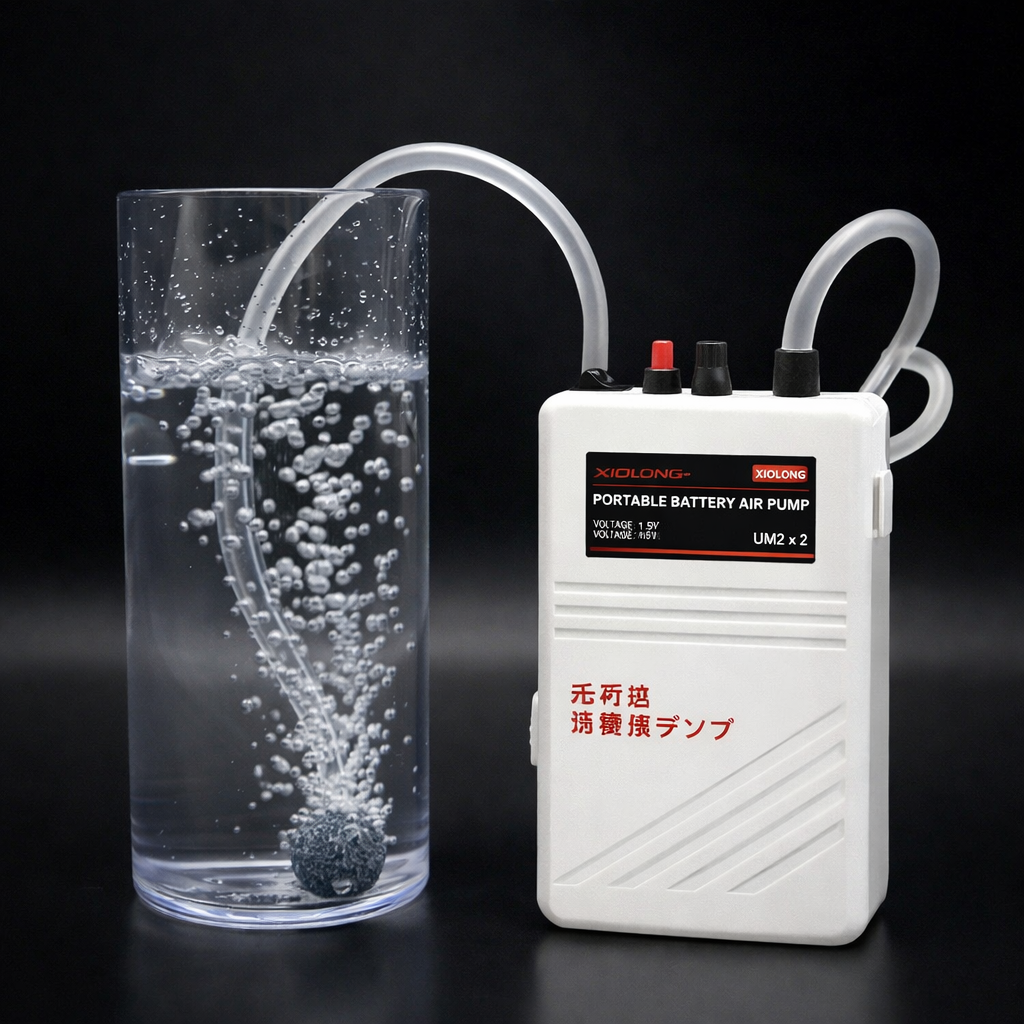 무소음 어항 기포기 산소 발생기 에어 펌프 건전지형 999피싱 제품 이미지