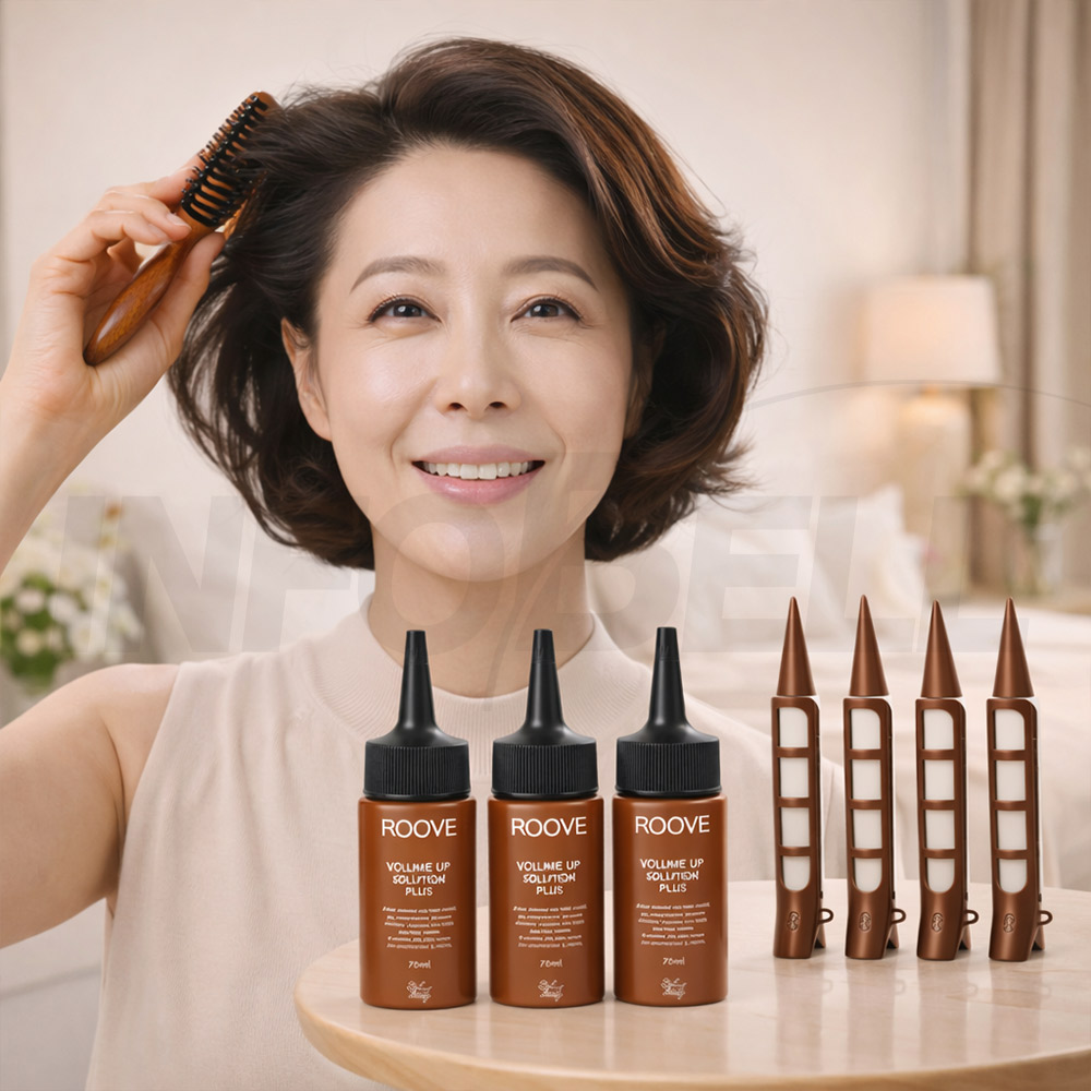 업앤업 10분 볼륨 업 파마샴푸 3통 그루프 4개 자연유래 두피 저자극 셀프 앞머리 정수리 - 상세 이미지 4