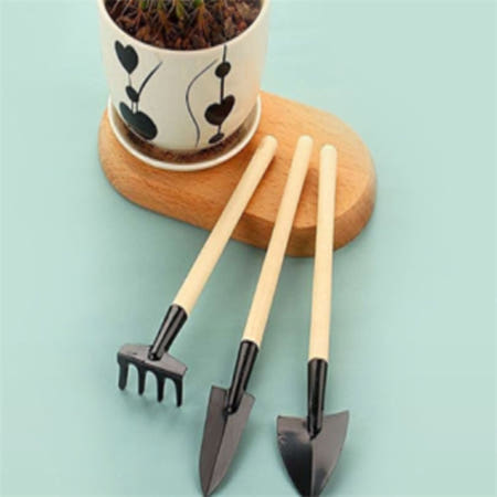 아자자스토어협력사 AJAJA 미니 원예 도구 3종 세트 미니 화분용 원예공구 홈가드닝세트 화분관리세트