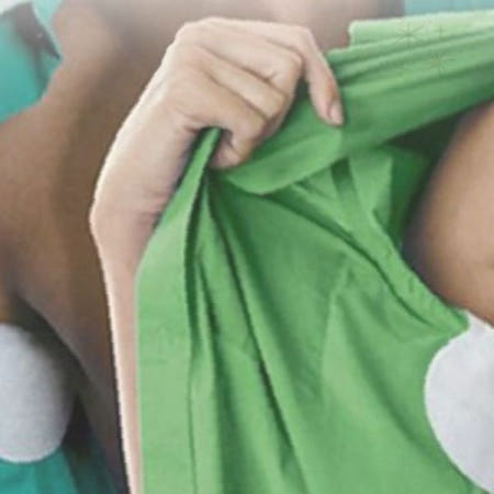 여름 겨드랑이 땀 흡수 패드 면 소재 속옷 부착 일회용 땀띠 방지 여성 남성