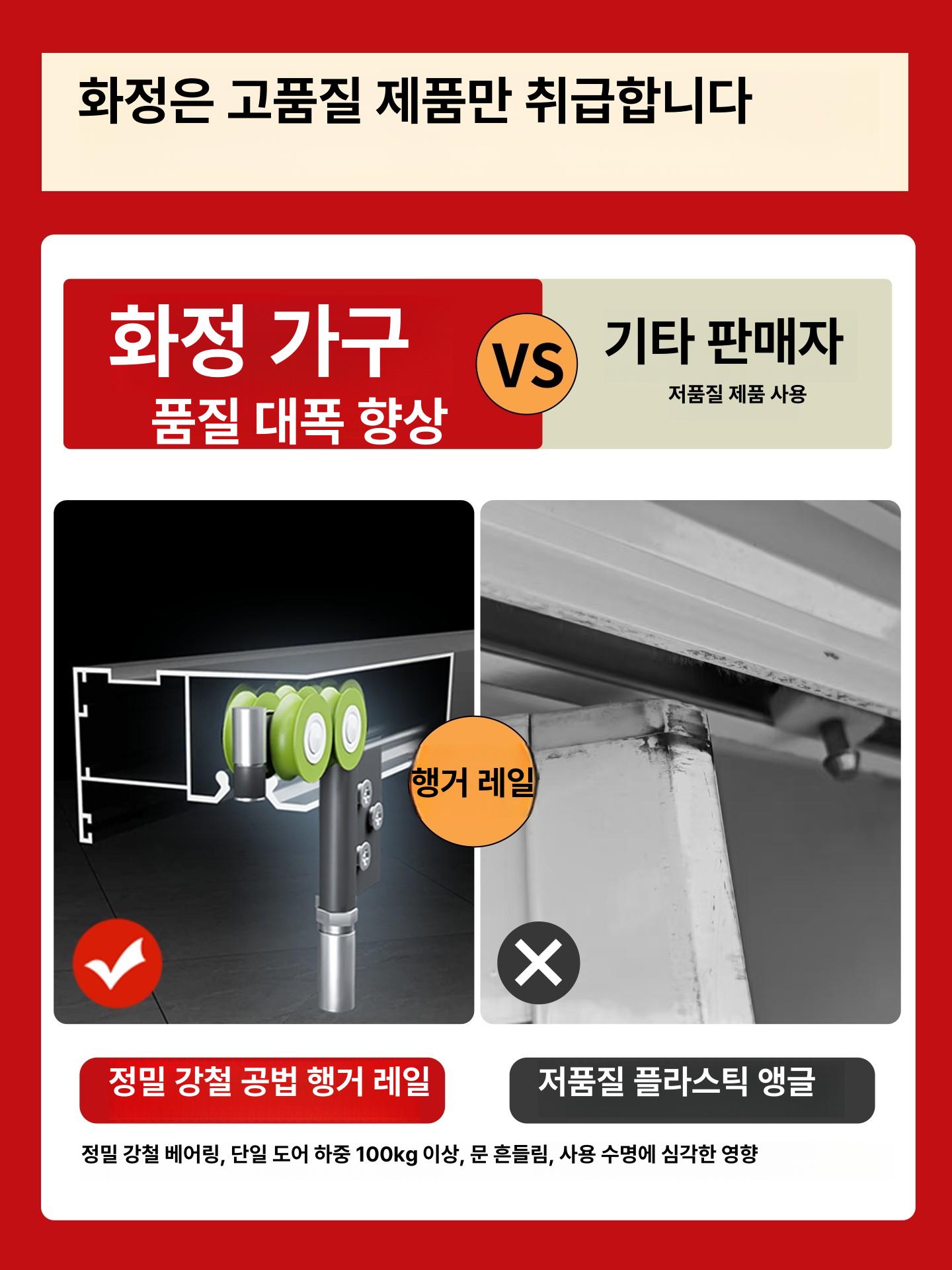 폴딩도어 접이식 욕실 주방 화장실 유리문 테라스 슬라이딩 블랙 1.2 초슬림 - 상세 이미지 3