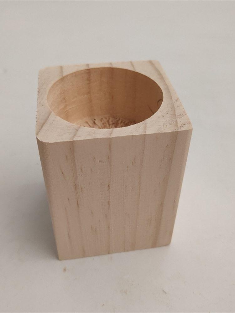 받침 침대 다리 지름 프레임 발 원목 높이기 조절 가구 지름 3cm 높이 3cm - 상품 이미지