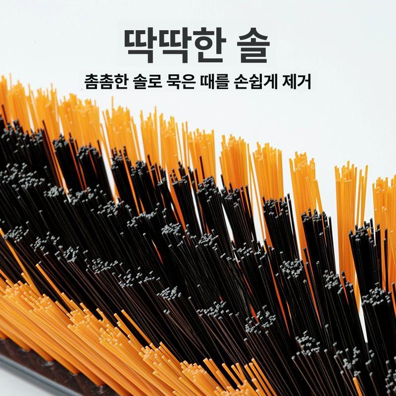 야외 빗자루 수영장 정원 브러시 낙엽 바닥 청소 강모 막대솔 헤드 욕실 - 상세 이미지 4