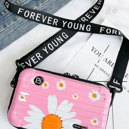 하드쉘 보호 구조 작은 크기 화장품 수납 지퍼 개폐 휴대 간편 이동시 소지품