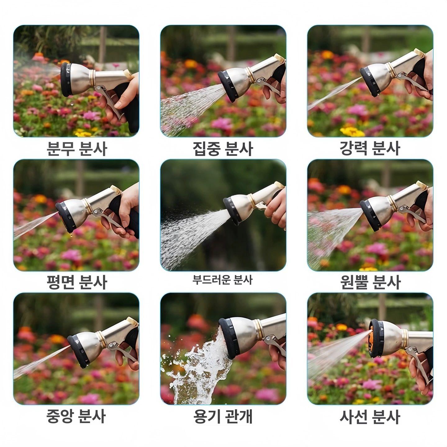 조경 호스릴 텃밭 농업용 원예 물뿌리개 미터 이동식 정원 화예 관수 릴 - 상세 이미지 4
