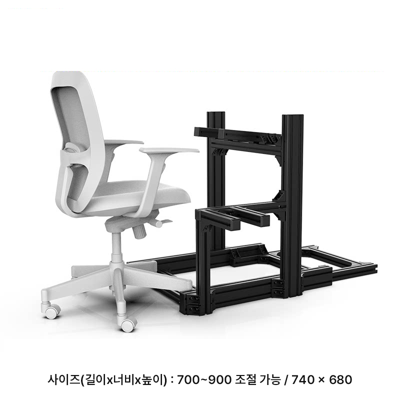 하프 레이싱휠 알루미늄 프로파일 거치대 브래킷 심레이싱 로지텍 트러스트마스터 이미지 7