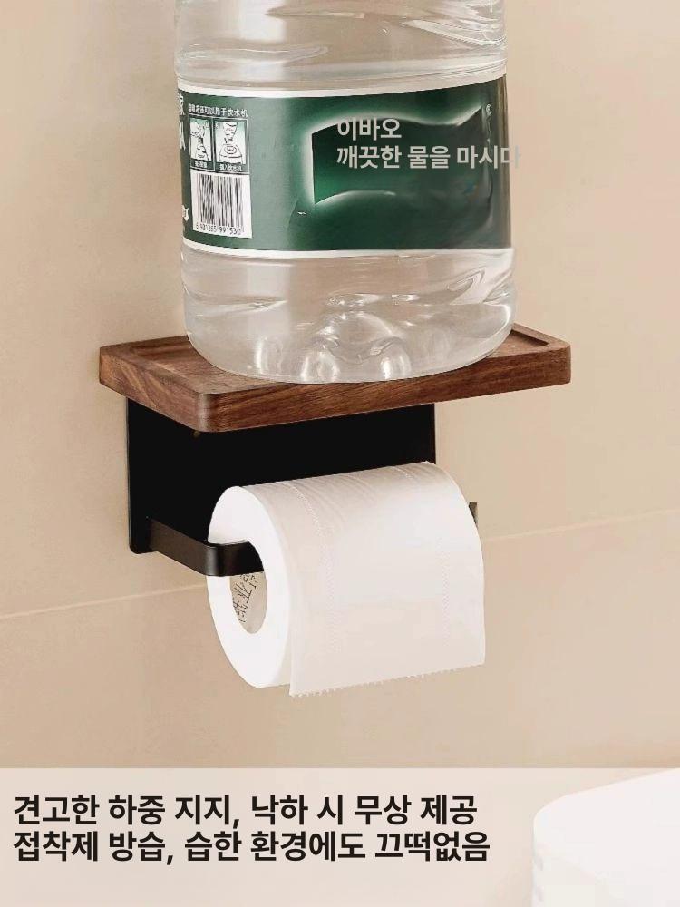고급 휴지걸이 선반형 거치대 빈티지 티슈 화장실 화장지걸이 욕실용 - 상세 이미지 5