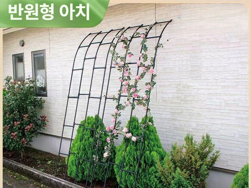 식물 지지대 넝쿨 트렐리스 포도 정원 장미 등반 휀스 가든 클라이밍 받침 - 상세 이미지 2