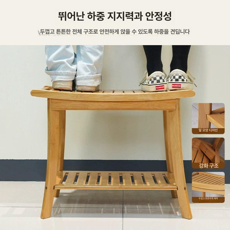 목욕탕 벤치 원목 나무 반신욕 사우나 워터프루프 찜질방 습식용 - 상세 이미지 3