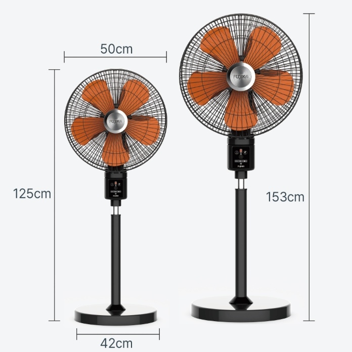 50cm 더블헤드 양면선풍기 공업용 산업용 리모컨형 키큰 스탠드선풍기 이미지 7