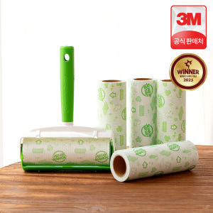 3M 스카치브라이트 돌돌이 테이프클리너 핸들과 리필 좁은 공간 청소에 쉽고 적당한 선택
