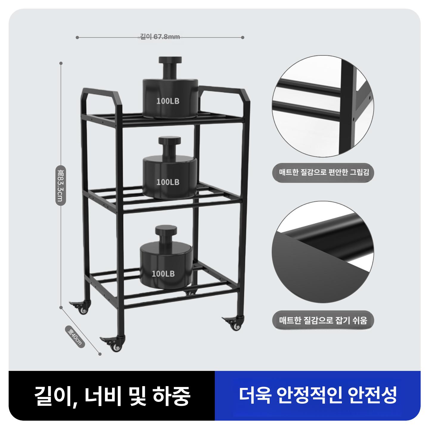 롤 거치대 전선 보관함 정리대 진열 포장재 걸이 스탠드 필름 랙 수납 - 상세 이미지 5