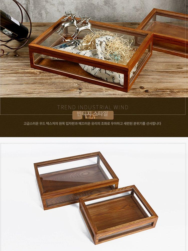 호두 보관함 우드 액세서리 주얼리 뱀부 보석함 정리 케이스 - 상세 이미지 2