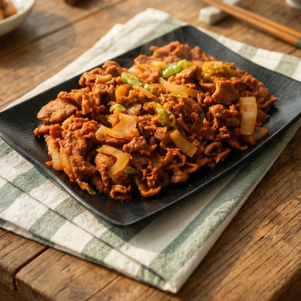 라투이 제육 볶음 600g (300g x 2팩) 캠핑 돼지 불백 고추장 주물럭 두루치기 이미지 6