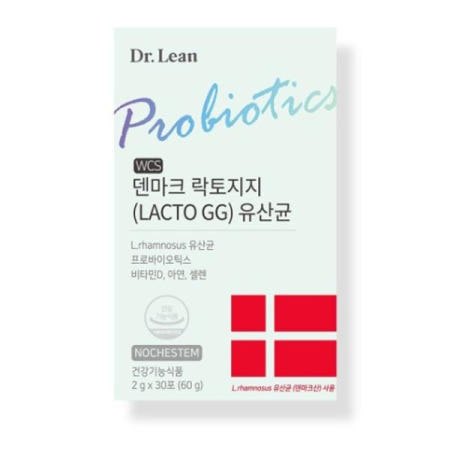 덴마크 락토지지 LACTO GG 유산균 보장균수 100억 30포, 4개 닥터린 장내유익균 레모나 포자유산균