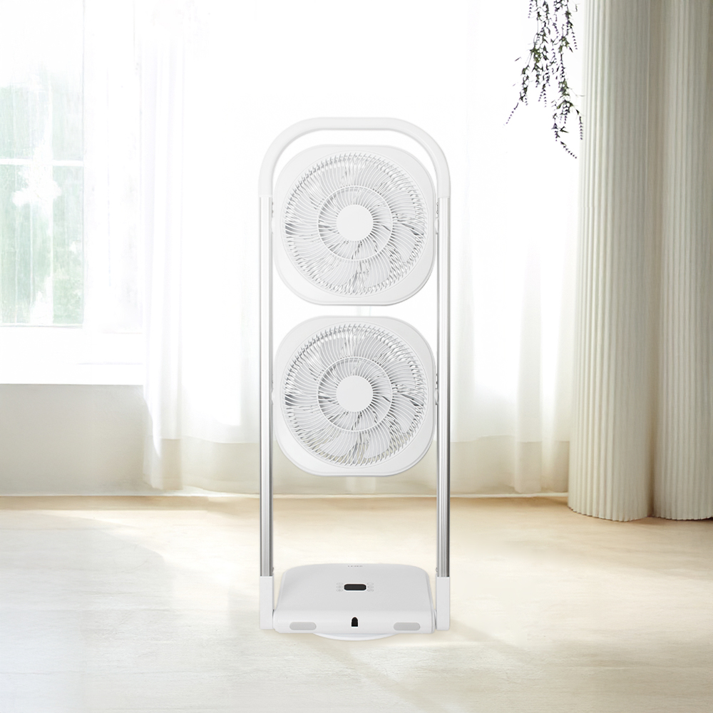 르젠 프리미엄 BLDC 2구 슬림 저소음 수납형 선풍기 LZEF-CD300W - 상품 이미지