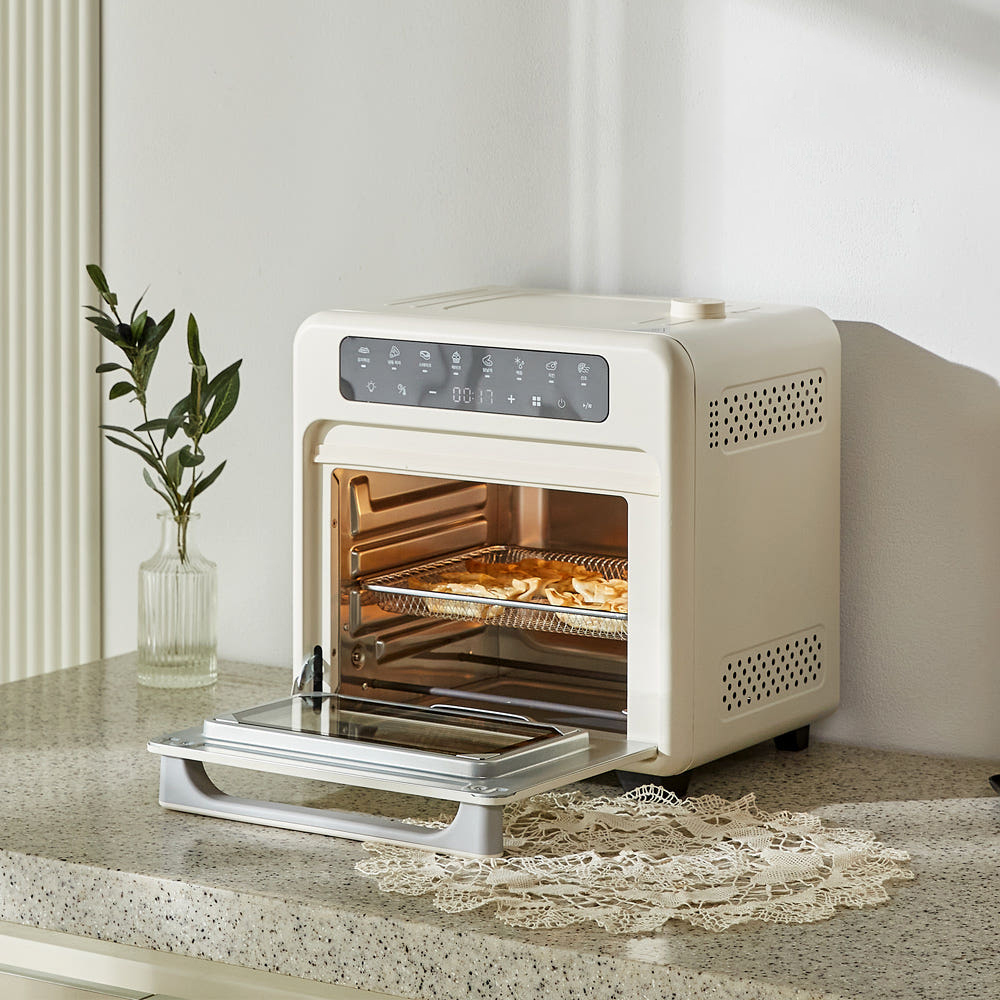스팀 에어프라이어 오븐 16리터 대용량 디지털 크림화이트 - 상세 이미지 5