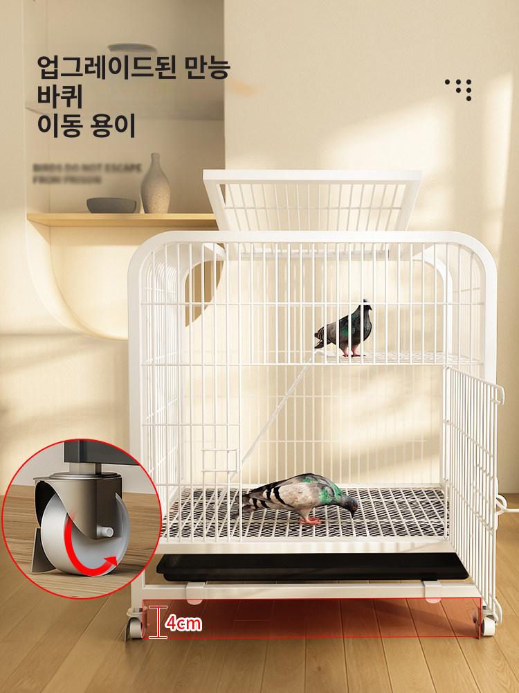대형 새장 잉꼸 이동장 앵무새 새집 놀이터 날림장 철제 케이지 - 상세 이미지 3
