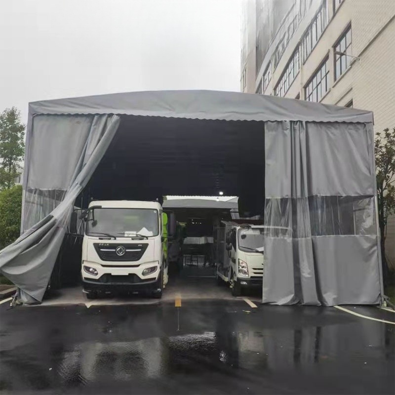 대형 천막 초대형 이동식 접이식 방수 UV차단 야외 행사장 야시장 차고 주차용 튼튼한 - 상세 이미지 3
