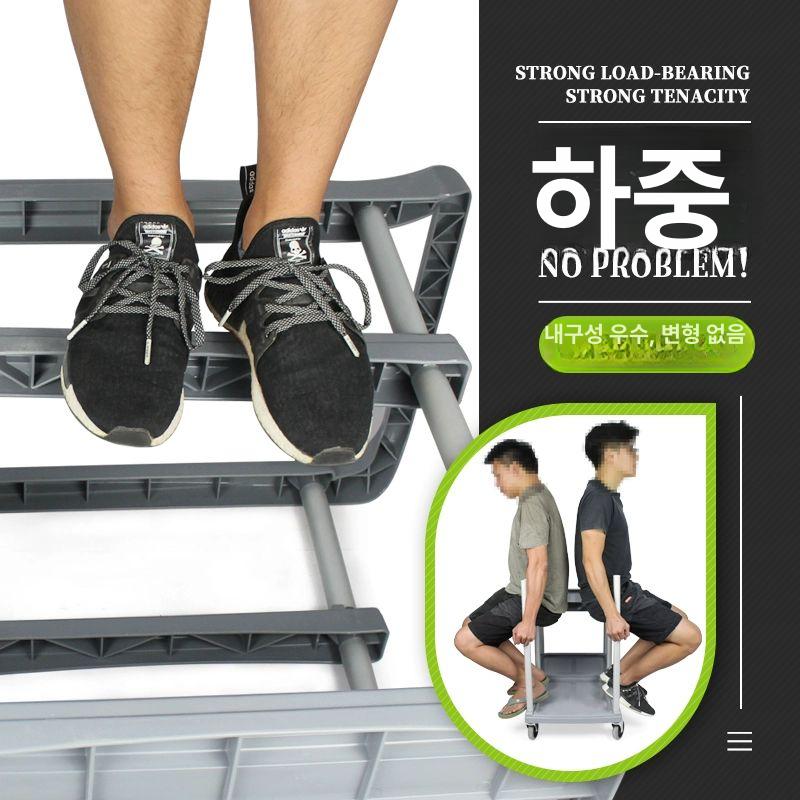 서빙 웨건카트 스테인레스 트롤리 호텔 식당 이동식 다용도 업무용 - 상세 이미지 3