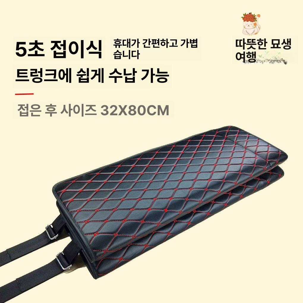 뒷좌석 매트 승용차 여행 리스 접이식 차량용 평탄 패드 놀이방 차 캠핑 - 상세 이미지 4