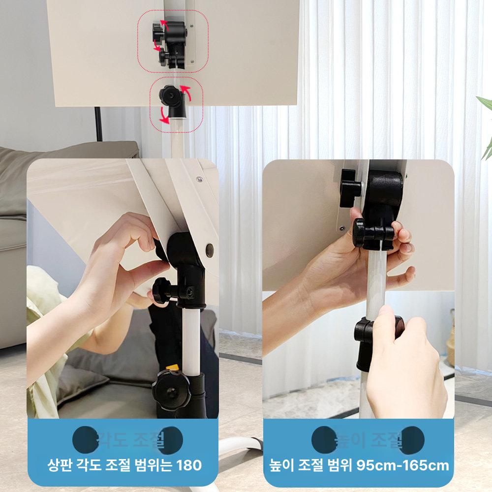 휴대용 악보대 접이식 폴딩 보면대 바이올린 연주용 스탠드 거치대 경량 음악 보조대 - 상세 이미지 4