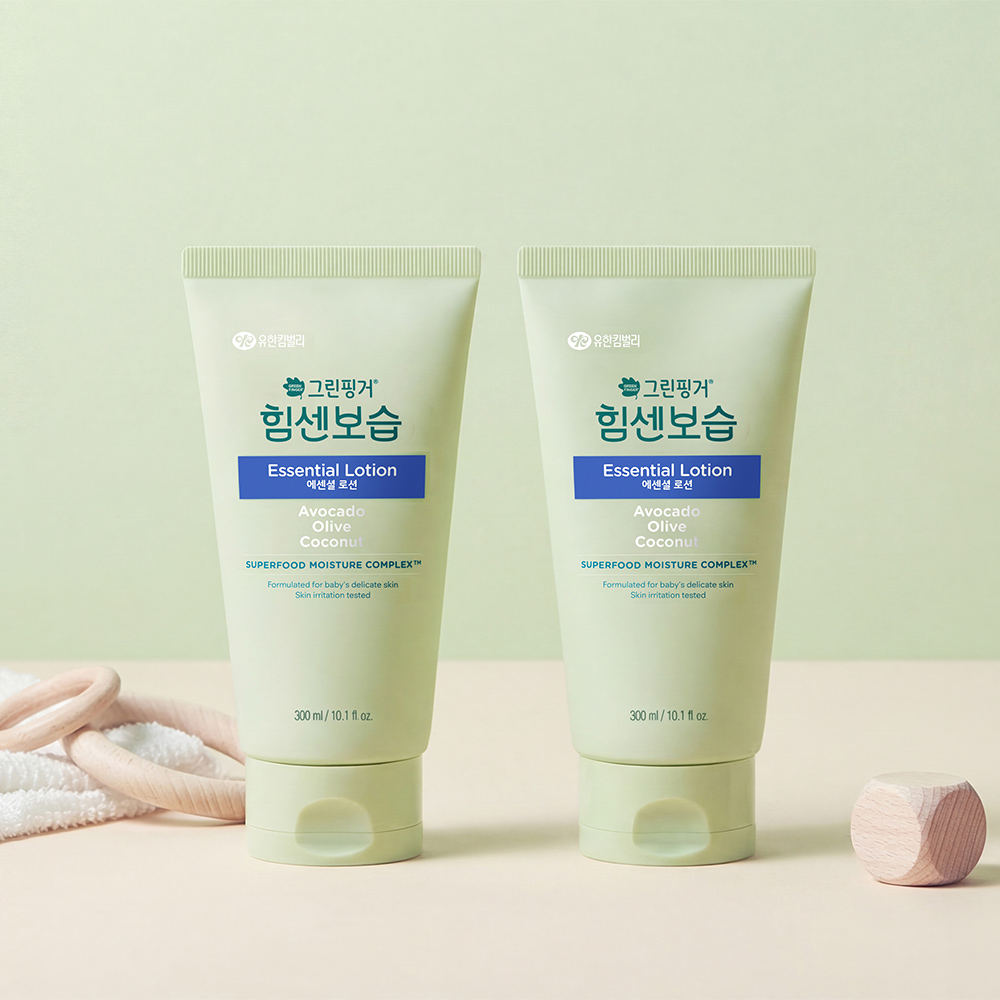 네이버 그린핑거 힘센보습 에센셜 로션 오렌지그린티향 300ml