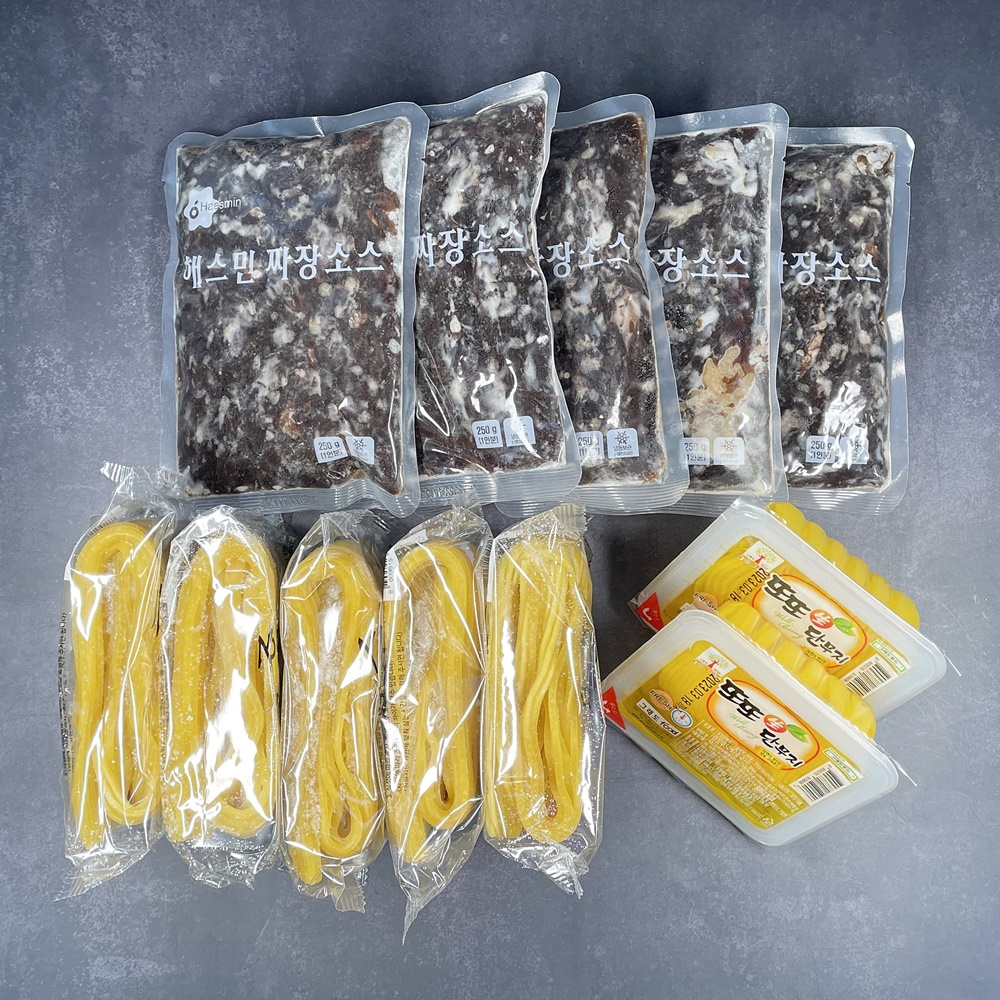 온누리 맛있는 짜장밀키트 자장면 짜장면밀키트 5인분 세트 단무지 포함 이미지 7