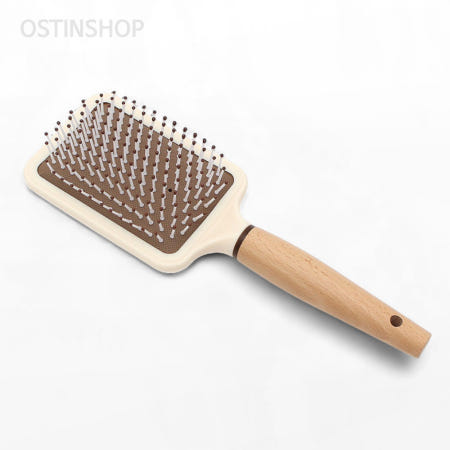 오스틴샵 쿠션 패들 헤어브러시 엉킴방지빗 두피마사지브러쉬 두피마사지빗