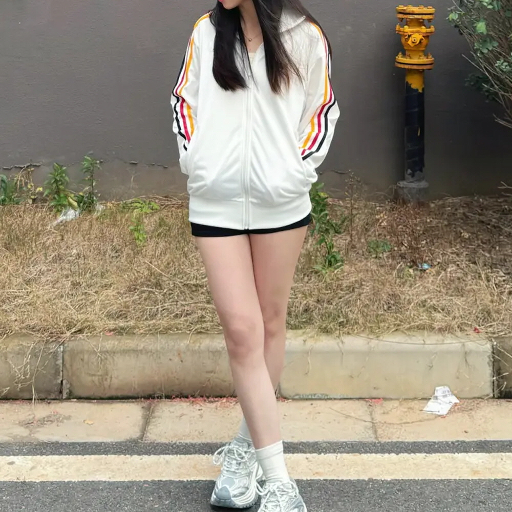 아디다스 파이어버드 삼선 트랙탑 집업 져지 자켓 재킷 화이트 KD3844 이미지 6