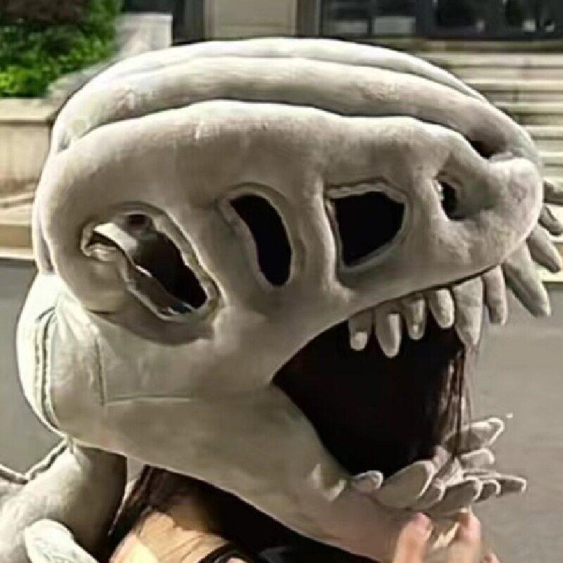 공룡 뼈대 꼬리 머리띠 인형 동물 코스프레 선물 - 상세 이미지 4