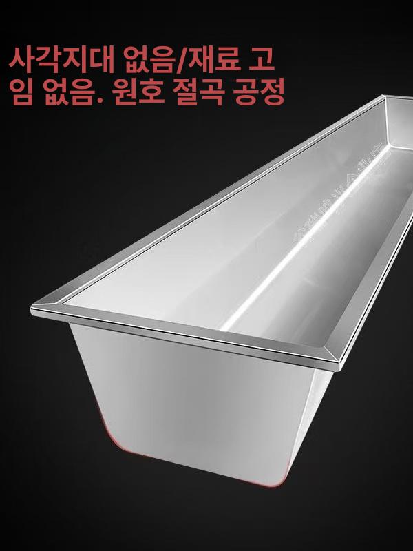 돼지 먹이통 가축 배식통 사료통 스테인리스 소 여물통 급식기 송아지 염소 밥그릇 - 상세 이미지 3