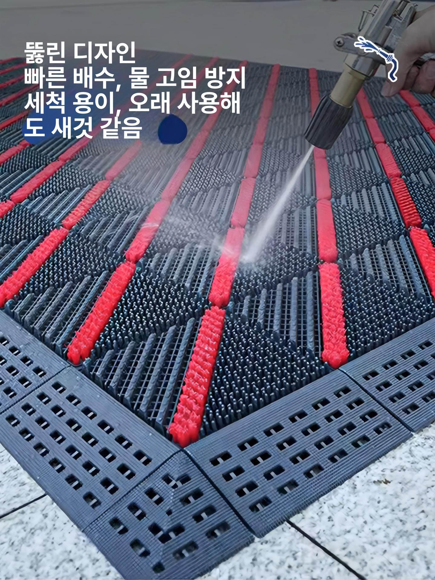 야외 발매트 외부 매장 가게 현관 로비 출입구 대형 발판 현관매트 - 상세 이미지 2