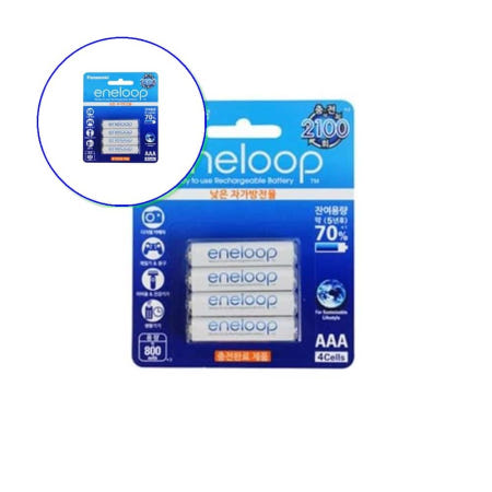 쌍문상회 협력사 쌍문상회 충전가능 건전지 AAA 4EA 에네루프 충전지