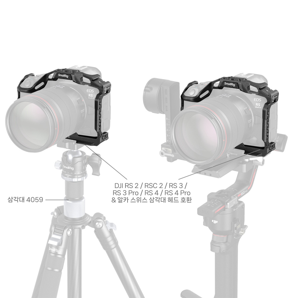 스몰리그 4975B 블랙맘바 캐논 EOS R5 Mark II 케이지 이미지 6