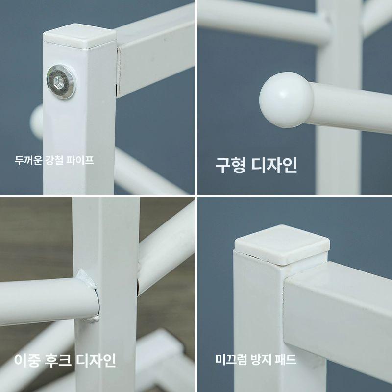 축구공 보관대 농구공 볼 거치대 3단 정리 수납랙 블랙 스포츠용품 스탠드 - 상세 이미지 3