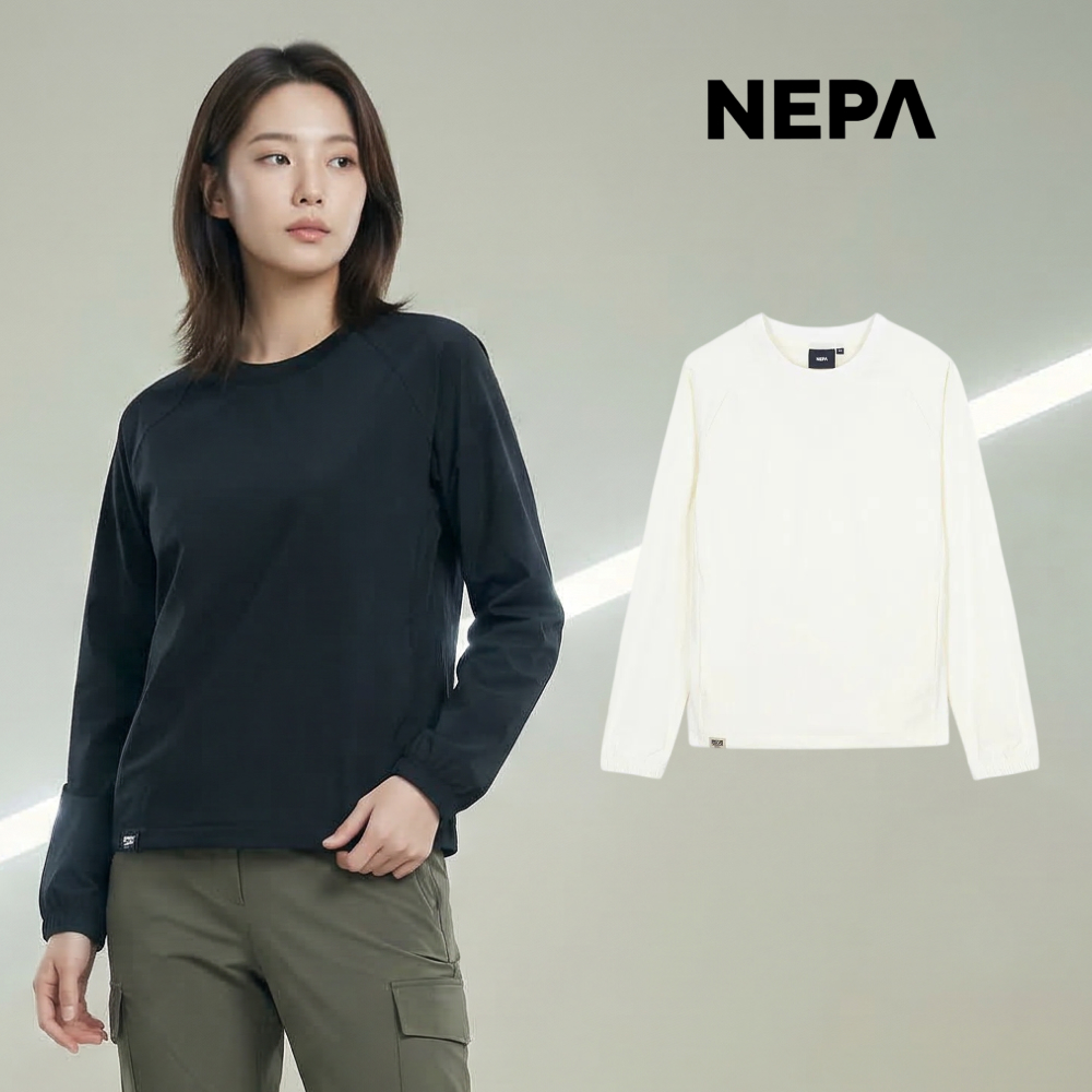 네파 여성 긴팔 티셔츠 라운드 냉감 기능성 등산복상의 - 상품 이미지