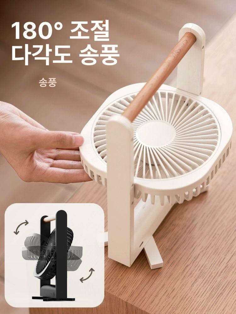 미니 에어컨 차량용 무시동 냉방기 자동차 에어콘 차박 휴대용 쿨링팬 - 상세 이미지 4