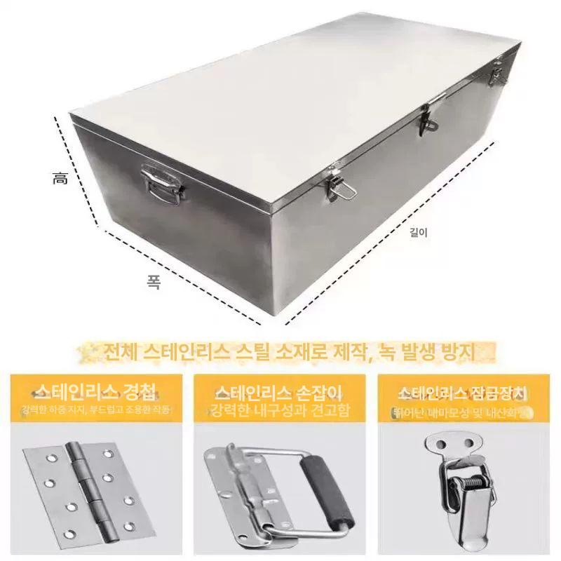 맞춤제작 공구상자 화물차 스테인리스 적재함 보관함 스틸 툴박스 수납 - 상세 이미지 4