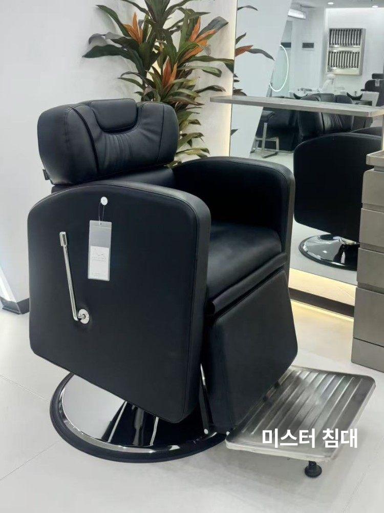 미용 전동의자 리프트 높이조절 A 회전 없음 평면 손제어 - 상세 이미지 4