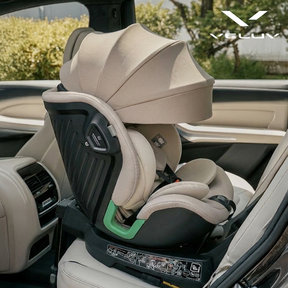 벨럽 V90 아이사이즈 360 회전형 유아 카시트 (ISOFIX) 피치휩 이미지 7